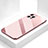 Carcasa Bumper Funda Silicona Espejo M05 para Apple iPhone 13 Pro Oro Rosa