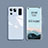Carcasa Bumper Funda Silicona Espejo M05 para Xiaomi Mi 11 Ultra 5G Azul Claro