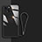 Carcasa Bumper Funda Silicona Espejo M08 para Apple iPhone 13 Mini Negro