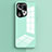 Carcasa Bumper Funda Silicona Espejo para Oppo Find X5 5G Menta Verde