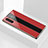 Carcasa Bumper Funda Silicona Espejo para Samsung Galaxy Note 10 5G Rojo