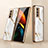 Carcasa Bumper Funda Silicona Espejo para Samsung Galaxy Z Fold2 5G Blanco