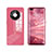 Carcasa Bumper Funda Silicona Espejo T01 para Huawei Mate 40 Pro Rojo Rosa