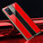 Carcasa Bumper Funda Silicona Espejo T01 para Oppo A72 Rojo