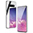 Carcasa Bumper Funda Silicona Espejo T01 para Samsung Galaxy S10 Plus Plata