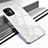 Carcasa Bumper Funda Silicona Espejo T04 para Apple iPhone 11 Blanco