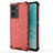 Carcasa Bumper Funda Silicona Transparente 360 Grados AM1 para OnePlus Nord N20 SE Rojo