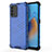 Carcasa Bumper Funda Silicona Transparente 360 Grados AM1 para Oppo A74 4G Azul