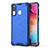 Carcasa Bumper Funda Silicona Transparente 360 Grados AM1 para Samsung Galaxy A30 Azul