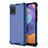 Carcasa Bumper Funda Silicona Transparente 360 Grados AM1 para Samsung Galaxy A31 Azul