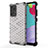 Carcasa Bumper Funda Silicona Transparente 360 Grados AM1 para Samsung Galaxy A52 5G Blanco