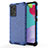 Carcasa Bumper Funda Silicona Transparente 360 Grados AM1 para Samsung Galaxy A52s 5G Azul