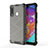 Carcasa Bumper Funda Silicona Transparente 360 Grados AM1 para Samsung Galaxy A70E Negro