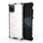 Carcasa Bumper Funda Silicona Transparente 360 Grados AM1 para Samsung Galaxy A81 Blanco