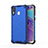 Carcasa Bumper Funda Silicona Transparente 360 Grados AM1 para Samsung Galaxy M20 Azul