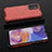 Carcasa Bumper Funda Silicona Transparente 360 Grados AM1 para Samsung Galaxy M23 5G Rojo