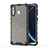 Carcasa Bumper Funda Silicona Transparente 360 Grados AM1 para Samsung Galaxy M30 Negro