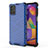 Carcasa Bumper Funda Silicona Transparente 360 Grados AM1 para Samsung Galaxy M31s Azul