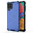 Carcasa Bumper Funda Silicona Transparente 360 Grados AM1 para Samsung Galaxy M33 5G Azul