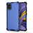 Carcasa Bumper Funda Silicona Transparente 360 Grados AM1 para Samsung Galaxy M40S Azul