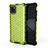 Carcasa Bumper Funda Silicona Transparente 360 Grados AM1 para Samsung Galaxy Note 10 Lite Verde