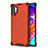 Carcasa Bumper Funda Silicona Transparente 360 Grados AM1 para Samsung Galaxy Note 10 Plus 5G Rojo