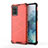 Carcasa Bumper Funda Silicona Transparente 360 Grados AM1 para Samsung Galaxy S20 Plus 5G Rojo