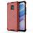 Carcasa Bumper Funda Silicona Transparente 360 Grados AM1 para Xiaomi Redmi 10X Pro 5G Rojo