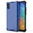 Carcasa Bumper Funda Silicona Transparente 360 Grados AM1 para Xiaomi Redmi 9AT Azul