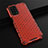 Carcasa Bumper Funda Silicona Transparente 360 Grados AM2 para OnePlus Nord N200 5G Rojo