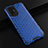 Carcasa Bumper Funda Silicona Transparente 360 Grados AM2 para Oppo F19 Pro+ Plus 5G Azul