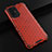 Carcasa Bumper Funda Silicona Transparente 360 Grados AM2 para Oppo F19 Pro+ Plus 5G Rojo