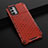 Carcasa Bumper Funda Silicona Transparente 360 Grados AM2 para Oppo K9 Pro 5G Rojo