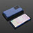 Carcasa Bumper Funda Silicona Transparente 360 Grados AM2 para Samsung Galaxy Note 20 Ultra 5G Azul
