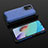 Carcasa Bumper Funda Silicona Transparente 360 Grados AM2 para Xiaomi Redmi 10 4G Azul