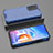 Carcasa Bumper Funda Silicona Transparente 360 Grados AM2 para Xiaomi Redmi 11 Prime 4G Azul