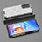 Carcasa Bumper Funda Silicona Transparente 360 Grados AM2 para Xiaomi Redmi 11 Prime 4G Blanco