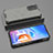 Carcasa Bumper Funda Silicona Transparente 360 Grados AM2 para Xiaomi Redmi 11 Prime 4G Negro