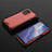 Carcasa Bumper Funda Silicona Transparente 360 Grados AM3 para Oppo A94 5G Rojo