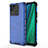 Carcasa Bumper Funda Silicona Transparente 360 Grados AM3 para Realme Narzo 50A Azul
