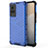 Carcasa Bumper Funda Silicona Transparente 360 Grados AM3 para Vivo X60 Pro 5G Azul