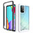 Carcasa Bumper Funda Silicona Transparente 360 Grados JX2 para Samsung Galaxy A52 5G Blanco