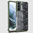 Carcasa Bumper Funda Silicona Transparente 360 Grados M05 para Samsung Galaxy S21 Plus 5G Menta Verde