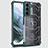 Carcasa Bumper Funda Silicona Transparente 360 Grados M05 para Samsung Galaxy S21 Plus 5G Verde