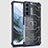 Carcasa Bumper Funda Silicona Transparente 360 Grados M05 para Samsung Galaxy S23 Plus 5G Azul
