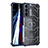 Carcasa Bumper Funda Silicona Transparente 360 Grados M06 para Samsung Galaxy S21 5G Azul