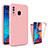 Carcasa Bumper Funda Silicona Transparente 360 Grados MJ1 para Samsung Galaxy A30 Oro Rosa