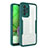 Carcasa Bumper Funda Silicona Transparente 360 Grados MJ1 para Samsung Galaxy A52s 5G Verde