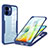 Carcasa Bumper Funda Silicona Transparente 360 Grados MJ1 para Xiaomi Poco C50 Azul