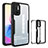 Carcasa Bumper Funda Silicona Transparente 360 Grados MJ1 para Xiaomi POCO M3 Pro 5G Negro